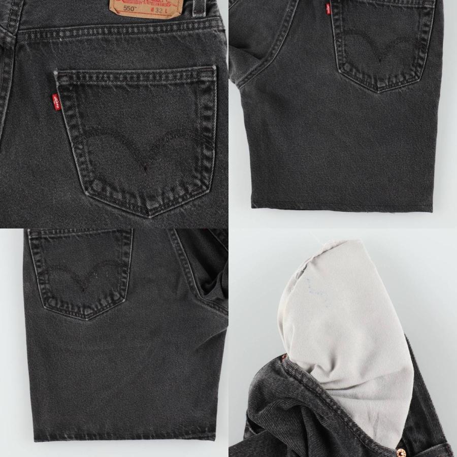 Levi's（リーバイス） 古着 00年代 Levi's 550 RELAXED FIT ブラック