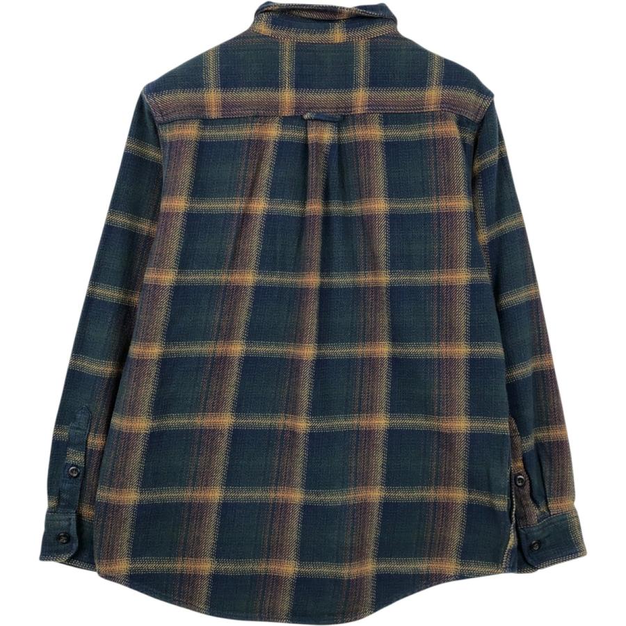 古着 オービス ORVIS オンブレチェック 長袖 ヘビーネルチェックシャツ メンズS相当 /eaa650262 |  | 01