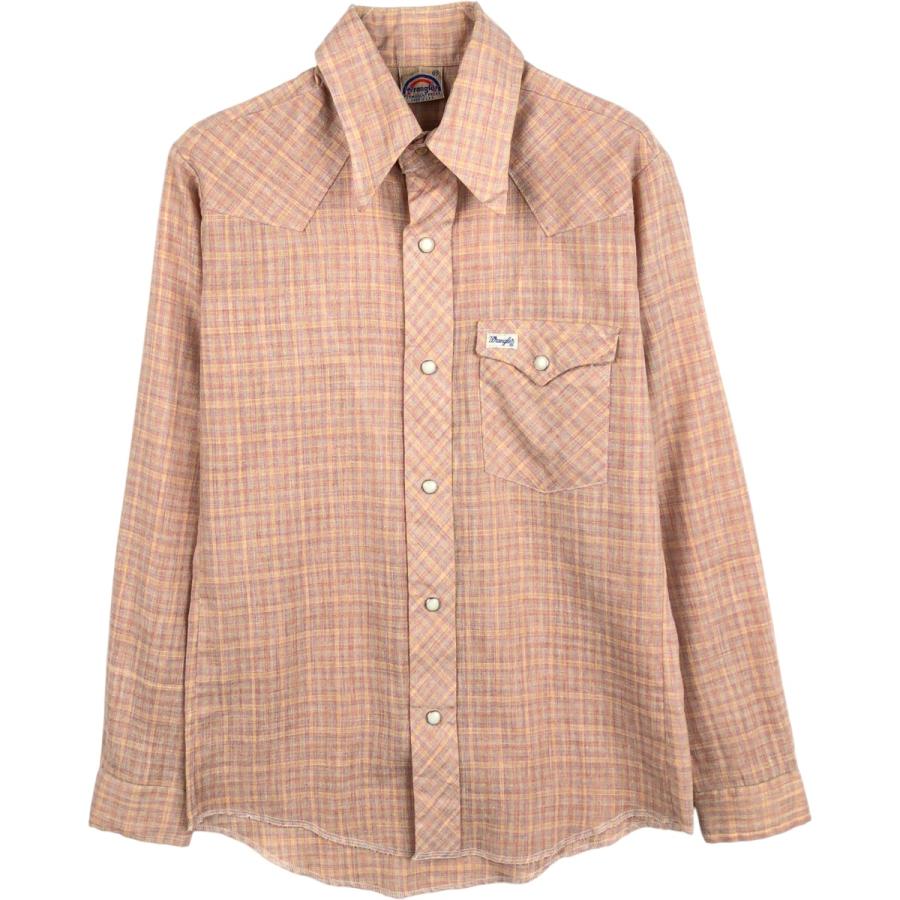 Wrangler（ラングラー） 古着 70年代 虹タグ レインボータグ チェック