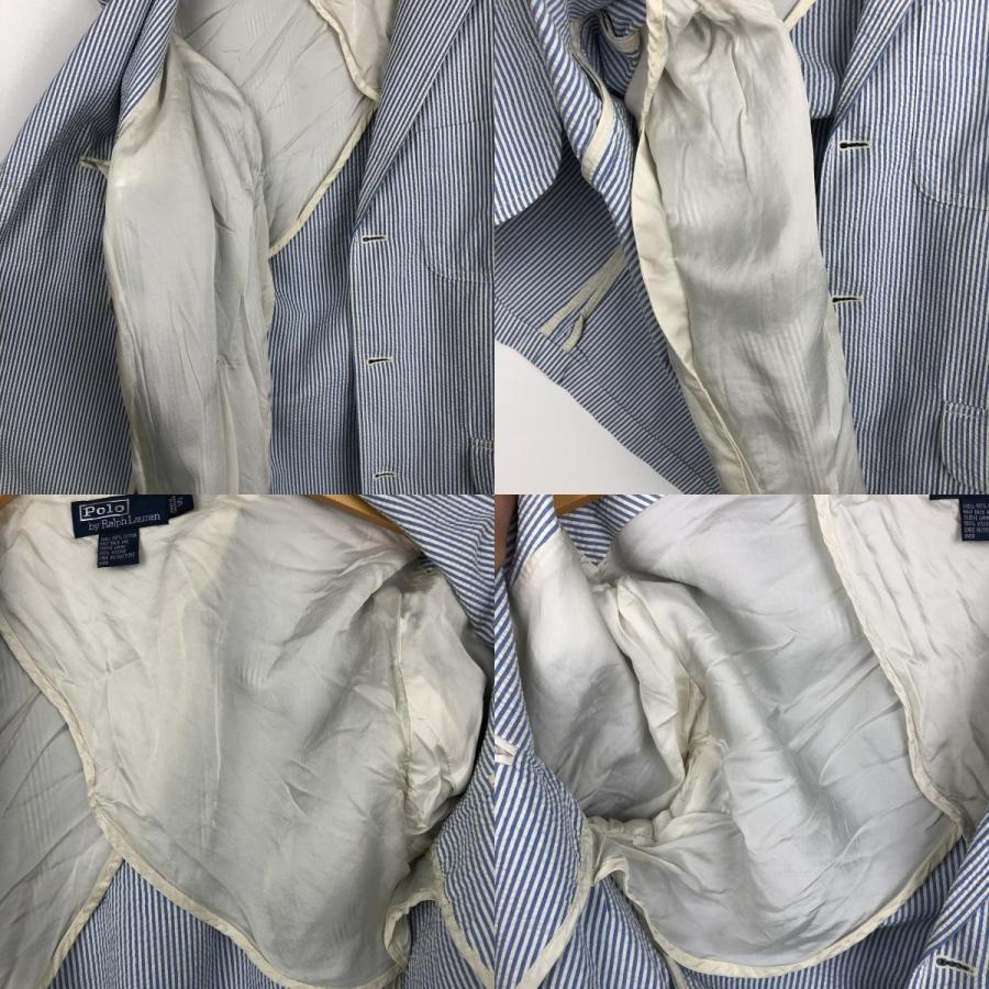 古着 ラルフローレン Ralph Lauren POLO by ストライプ柄 シアサッカー