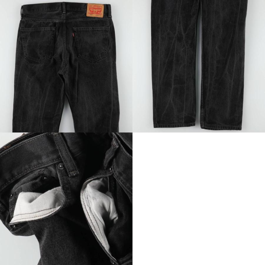 古着 リーバイス Levi's 505-0218 ブラックデニム テーパードデニムパンツ メンズw34相当/eaa651248 Levi's（リーバイス） 古着 Levi's 505-0218 ブラックデニム