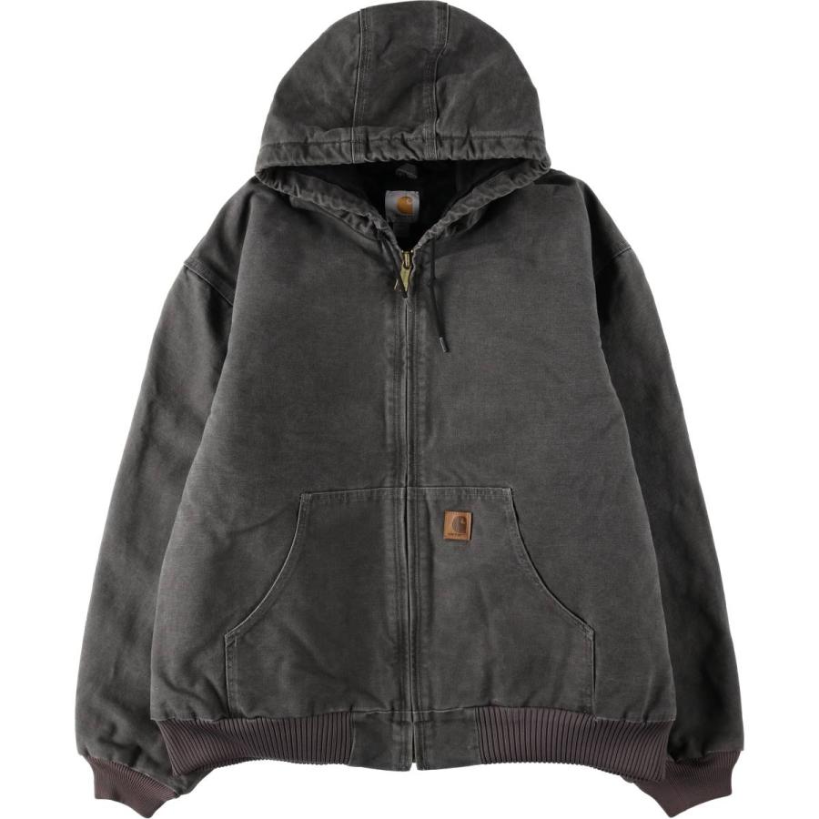 carharttアクティブジャケットジップパーカー Carhartt（カーハート） 古着 アクティブジャケット ダックフルジップ