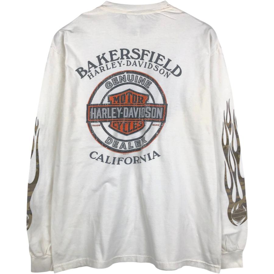 ハーレーロンt 古着 ハーレーダビッドソン Harley-Davidson ロングTシャツ ロンT USA