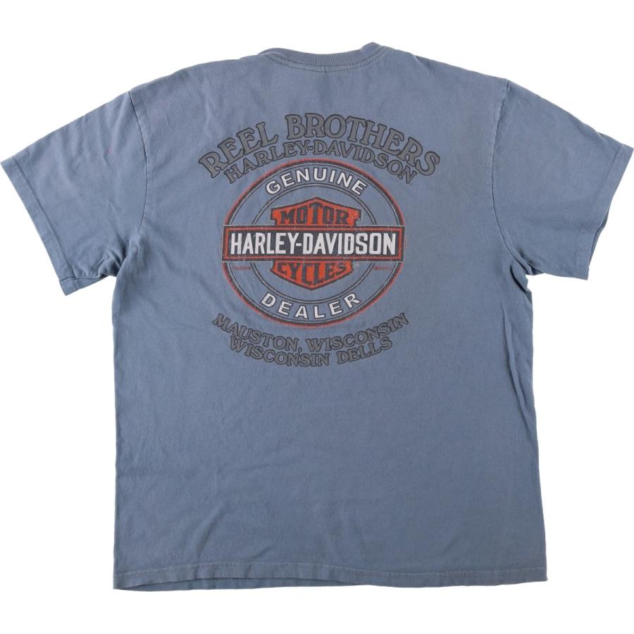 古着 ハーレーダビッドソン Harley-Davidson モーターサイクル バイクT