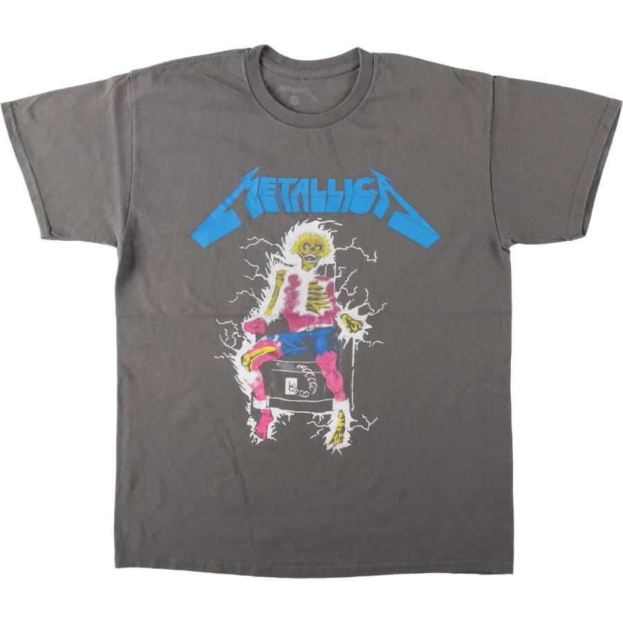 古着 METALLICA メタリカ ドクロ柄 スカル柄 バンドTシャツ バンT