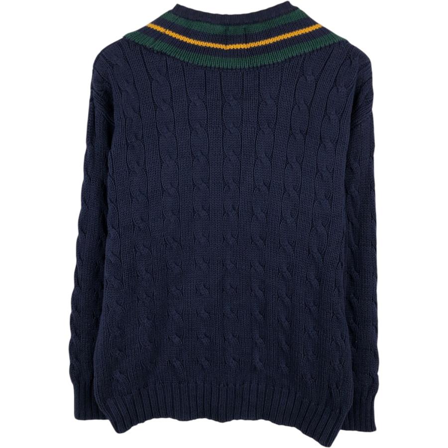 GAP（ギャップ） 古着 90年代 オールドギャップ ケーブル編み Vネック