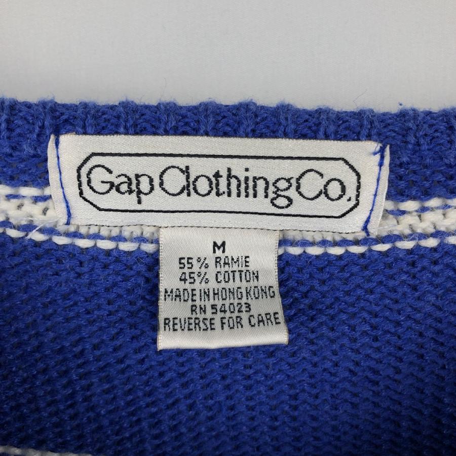 GAP（ギャップ） 古着 80年代 オールドギャップ ボーダー柄 コットン