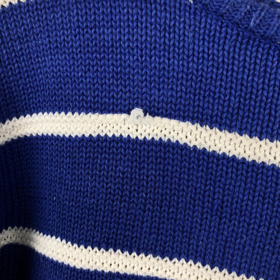 希少 香港製 古着 80's オールド GAP アーガイル ニット セーター GAP（ギャップ） 古着 80年代 オールドギャップ ボーダー柄 コットン