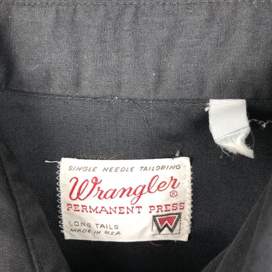 Wrangler（ラングラー） 古着 70年代 長袖 ウエスタンシャツ USA製