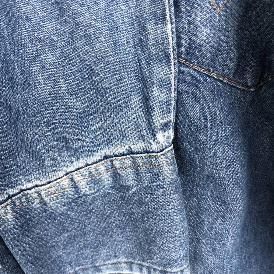 Wrangler（ラングラー） 古着 80~90年代 長袖 デニムウエスタンシャツ