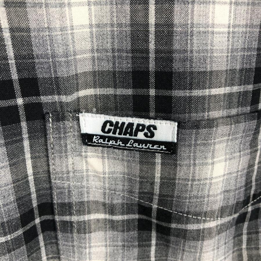 古着 ラルフローレン CHAPS チャップス チェック柄 オンブレチェック 