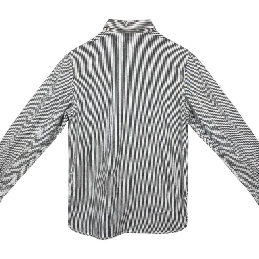 古着 ステューシー STUSSY Dickies 長袖 コットンストライプシャツ メンズS相当/eaa652157 STUSSY（ステューシー） 古着 STUSSY Dickies 長袖 コットンストライプ