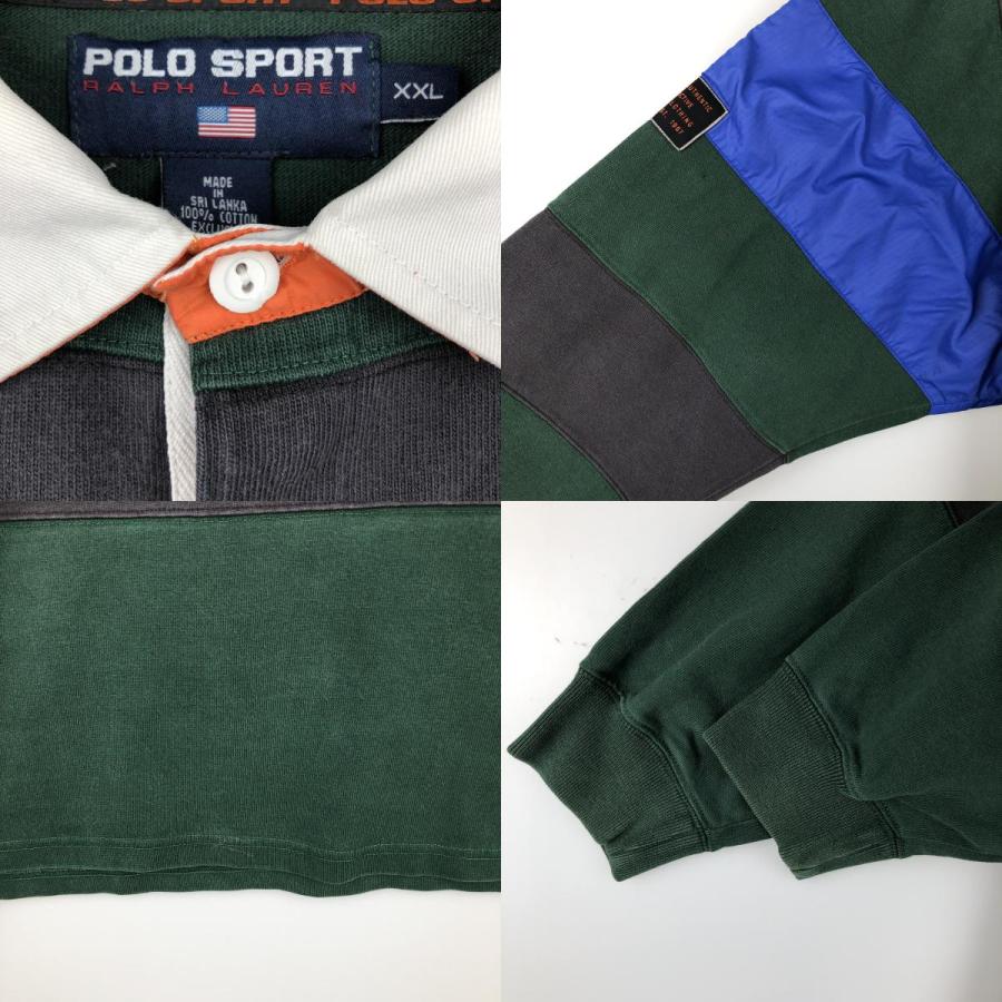 古着 ラルフローレン Ralph Lauren POLO SPORT ポロスポーツ ボーダー