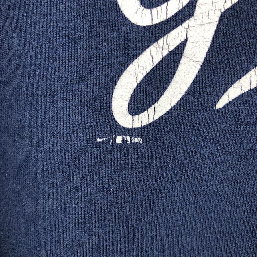 古着 00年代 ナイキ NIKE TEAM MLB NEW YORK YANKEES ニューヨークヤンキース プリントスウェットシャツ トレーナー メンズM相当/eaa652389 NIKE（ナイキ） 古着 00年代 TEAM MLB NEW YORK YANKEES ニューヨーク
