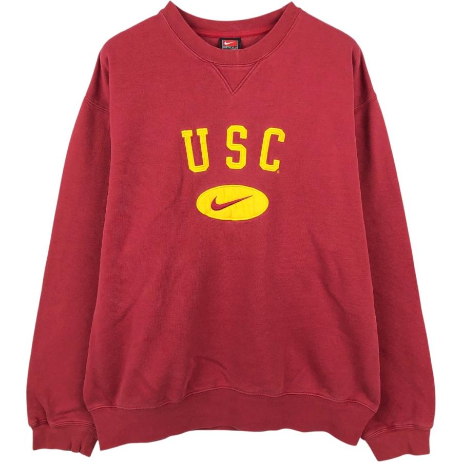 NIKE - 古着 00年代 ナイキ NIKE TEAM カレッジスウェットシャツ トレーナー レディースM相当 /eaa489956 NIKE（ナイキ） 古着 ~00年代 NIKE TEAM カレッジスウェットシャツ