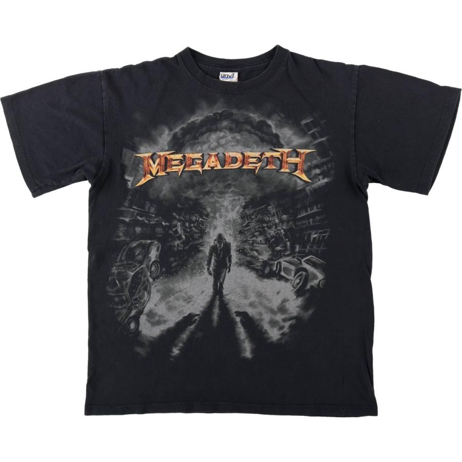 古着 MEGADETH メガデス バンドTシャツ バンT メンズM相当 /eaa652636