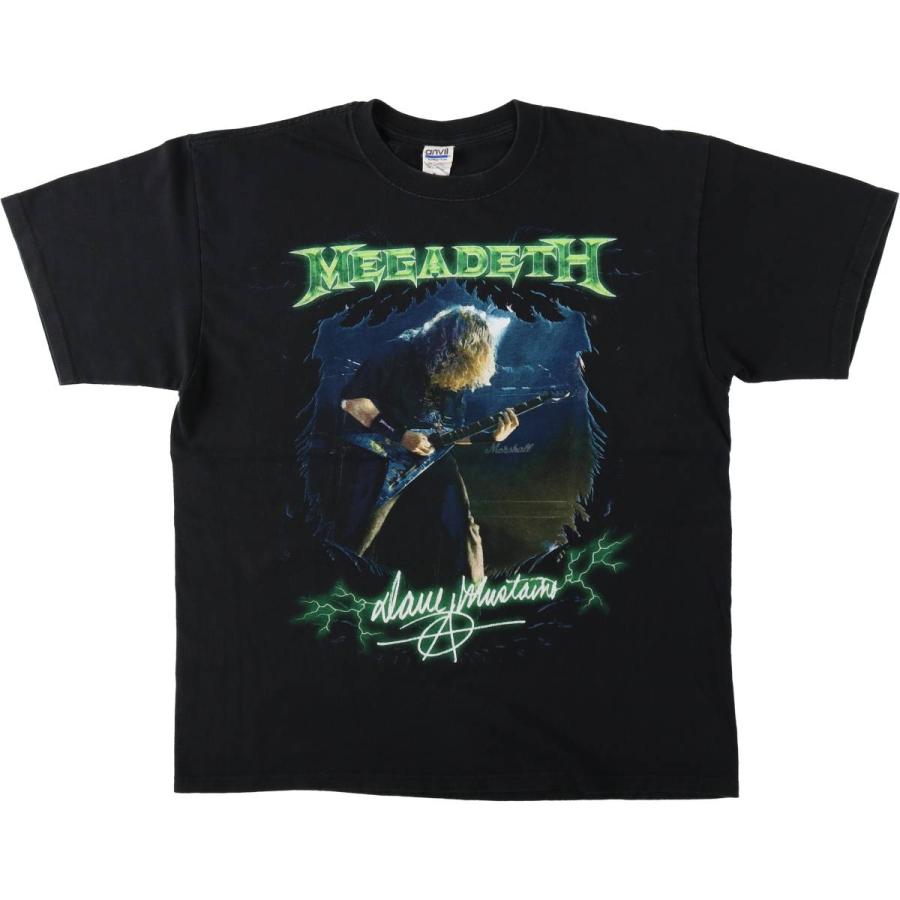 00s anvil ヴィンテージ MEGADETH バンドTシャツ メガデス古着 anvil（アンビル） 古着 Anvil MEGADETH メガデス バンドTシャツ バンT