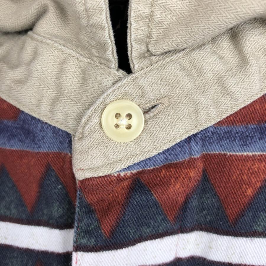 古着 80年代 ラルフローレン Ralph Lauren CHAPS チャップス ネイティブ柄 長袖 ポロシャツ メンズL相当 ヴィンテージ/eaa652845 古着 80年代 ラルフローレン Ralph Lauren CHAPS チャップス