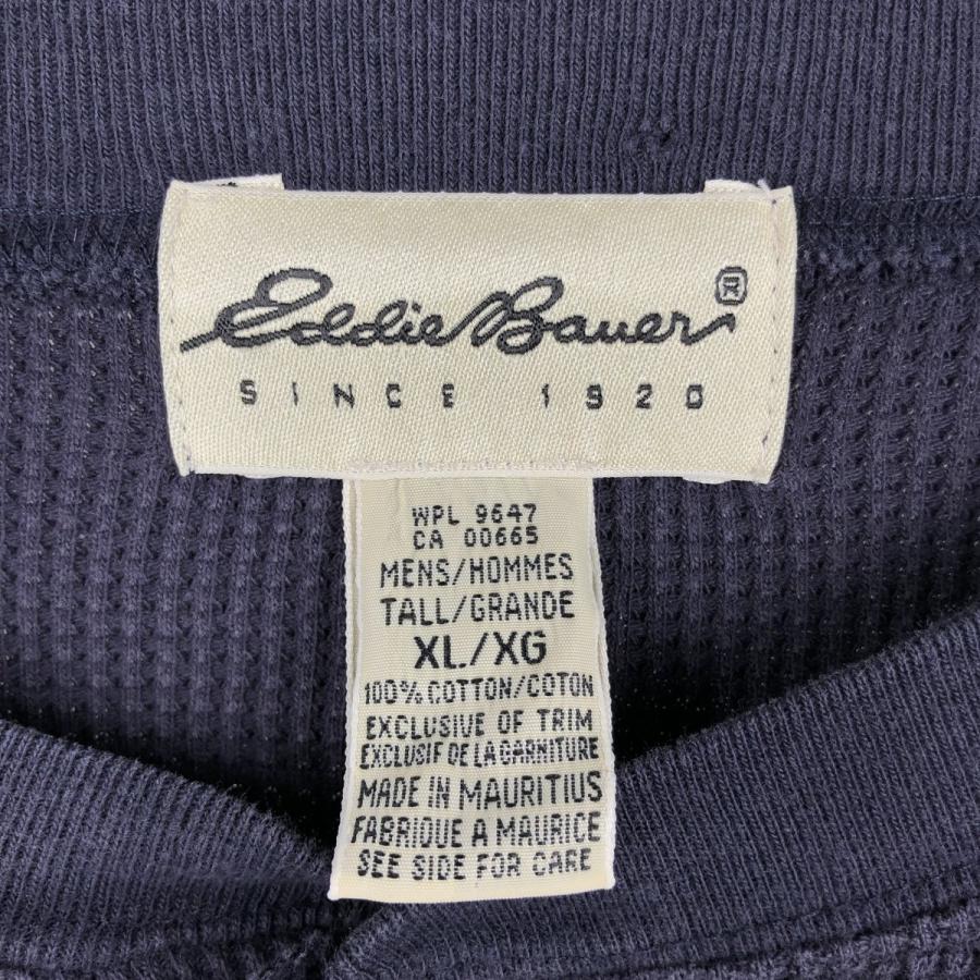 Eddie Bauer（エディーバウアー） 古着 ヘンリーネック サーマルロンT