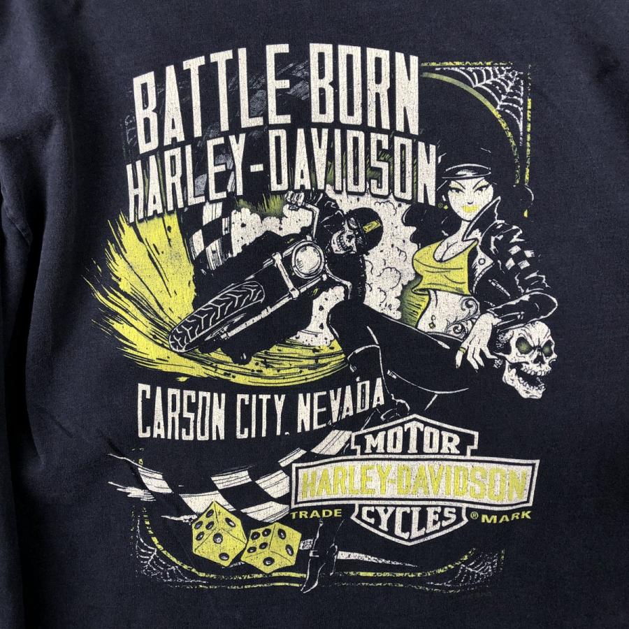 古着 ハーレーダビッドソン Harley-Davidson モ−ターサイクル ロングT