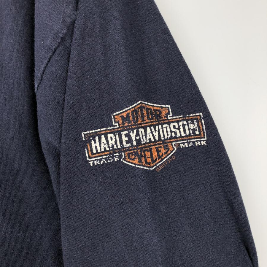 古着 ハーレーダビッドソン Harley-Davidson モーターサイクル ロングT
