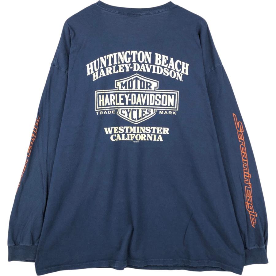 Harley Davidson ハーレーダビッドソン ロンT 古着 ハーレーダビッドソン Harley-Davidson モーターサイクル ロングT