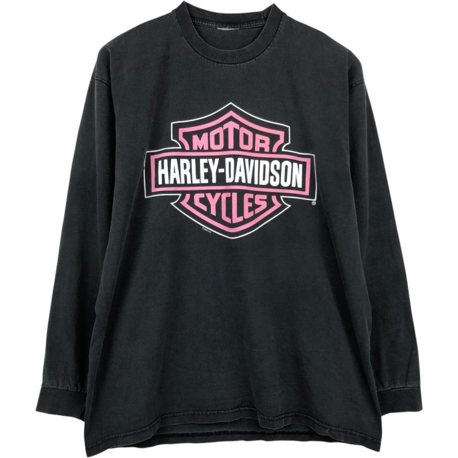 古着 ハーレーダビッドソン Harley-Davidson モーターサイクル ロングT