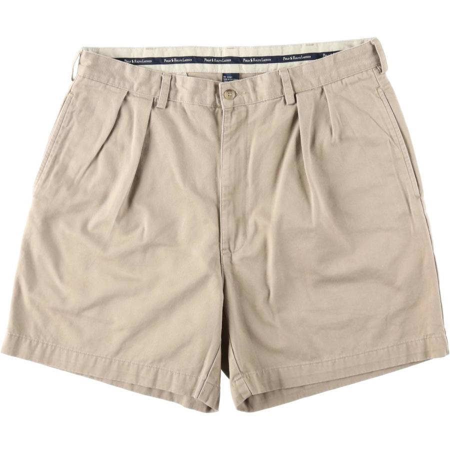古着 ラルフローレン Ralph Lauren Polo ANDREW SHORT ツータック チノ
