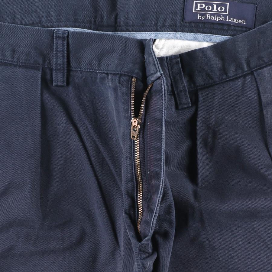 古着 ラルフローレン Ralph Lauren POLO by ツータック チノショーツ
