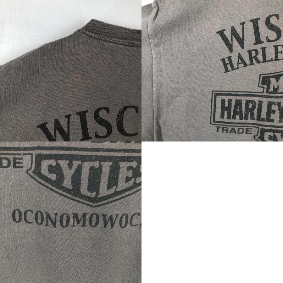 古着 00年代 ハーレーダビッドソン Harley-Davidson ドクロ柄 スカル柄