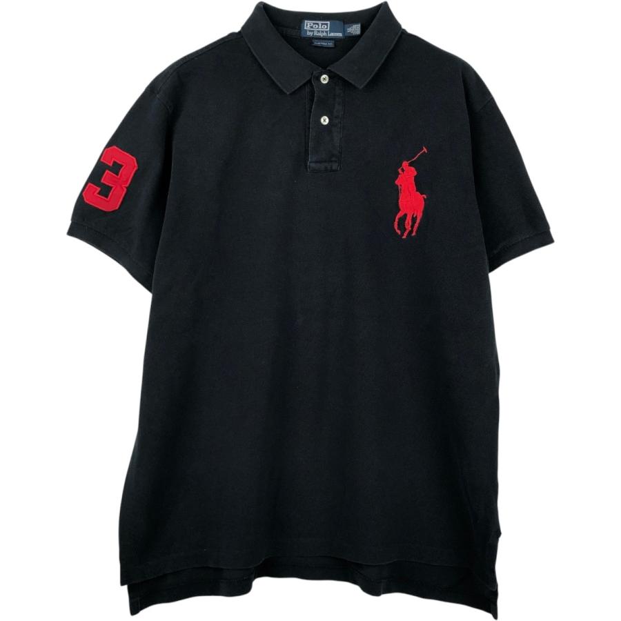 古着 ラルフローレン Ralph Lauren POLO by Ralph Lauren CUSTOM FIT ビッグポニー 半袖 ポロシャツ メンズXL相当/eaa654602 古着 ラルフローレン Ralph Lauren POLO by CUSTOM FIT ビッグポニー