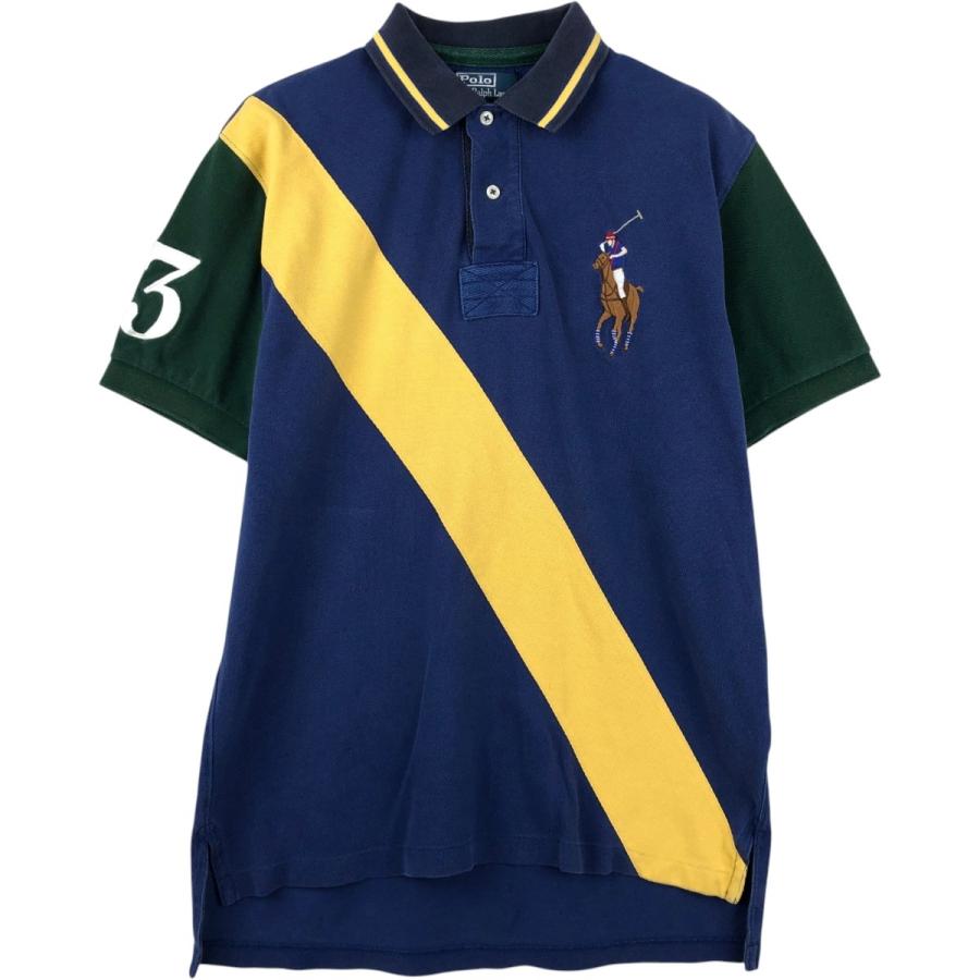 古着 ラルフローレン Ralph Lauren POLO by Ralph Lauren ビッグポニー 半袖 ポロシャツ メンズM相当/eaa654604 古着 ラルフローレン Ralph Lauren POLO by ビッグポニー 半袖