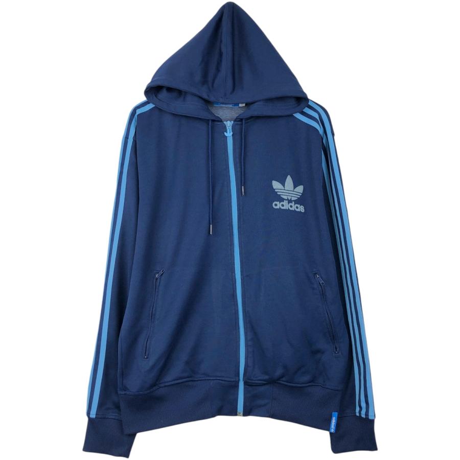 古着 アディダス  ORIGINALS オリジナルス ジャージパーカー トラックジャケット メンズXL相当/eaa654666 adidas（アディダス） 古着 adidas ORIGINALS オリジナルス ジャージ