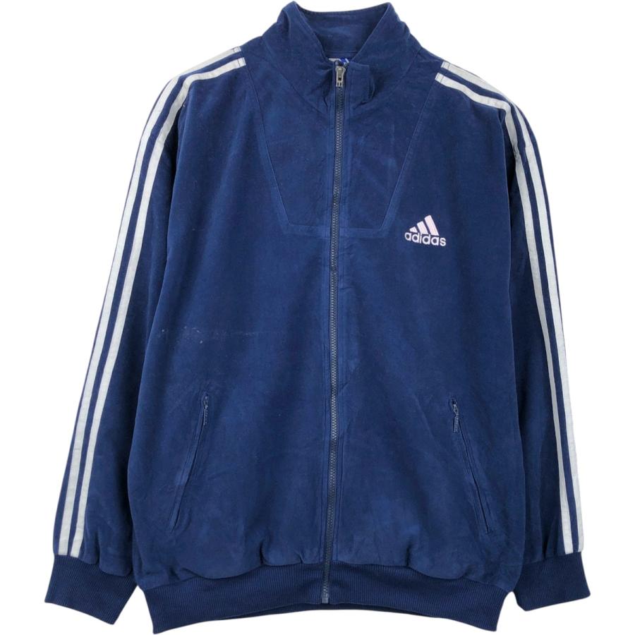 古着 90年代 アディダス  ベロアジャージ トラックジャケット メンズL相当 ヴィンテージ/eaa654667 adidas（アディダス） 古着 90年代 ベロアジャージ トラックジャケット