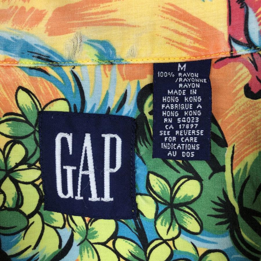 GAP（ギャップ） 古着 90年代 オールドギャップ 総柄 オープンカラー