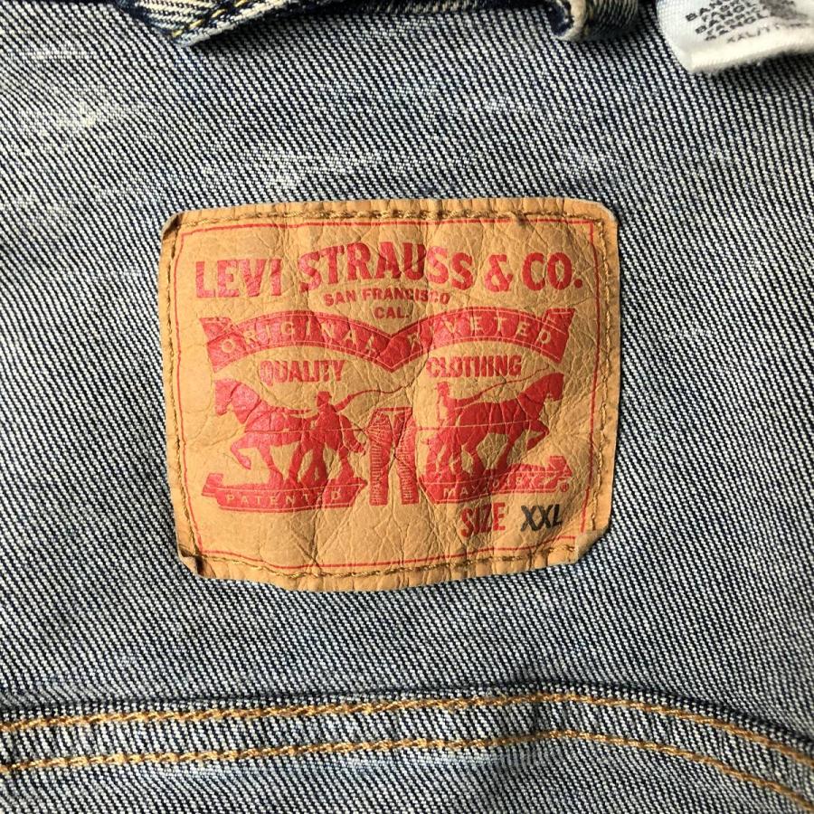 Levi's（リーバイス） 古着 ケミカルウォッシュ デニムジャケット G