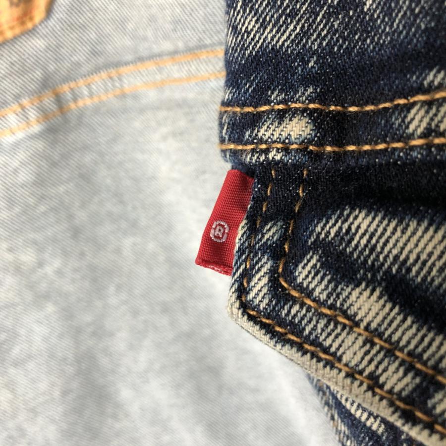 Levi's（リーバイス） 古着 ケミカルウォッシュ デニムジャケット G