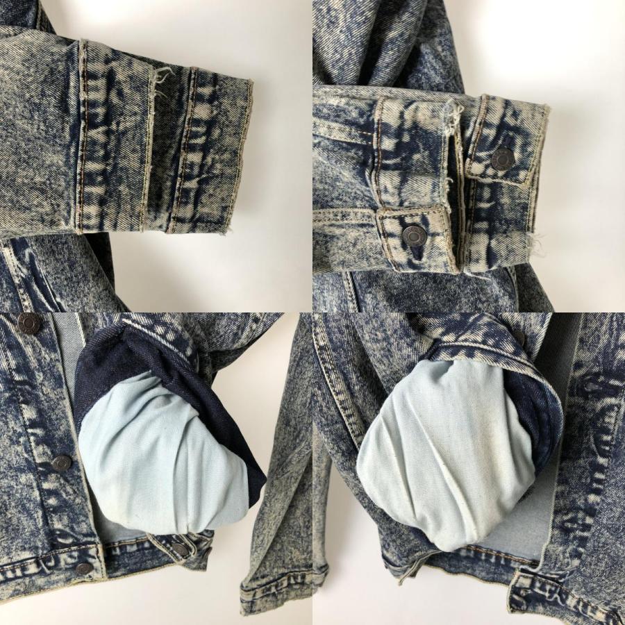Levi's（リーバイス） 古着 ケミカルウォッシュ デニムジャケット G