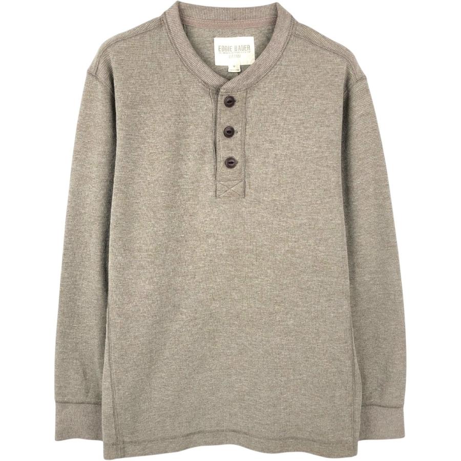 Eddie Bauer（エディーバウアー） 古着 ヘンリーネック サーマルロンT