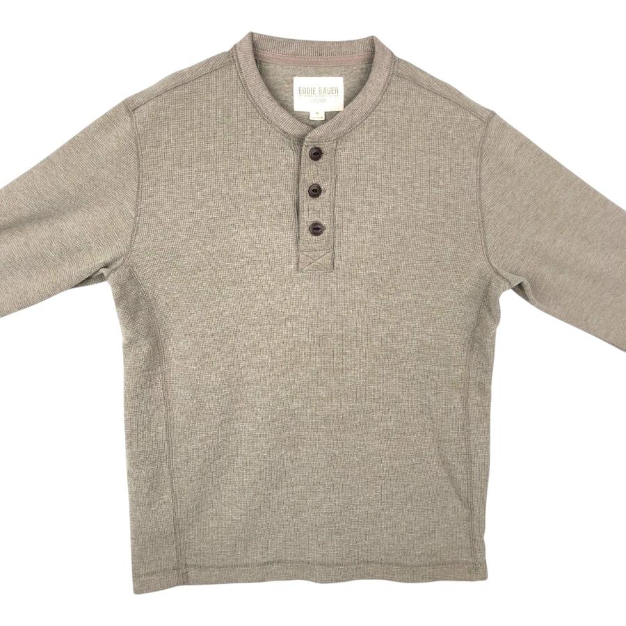 Eddie Bauer（エディーバウアー） 古着 ヘンリーネック サーマルロンT