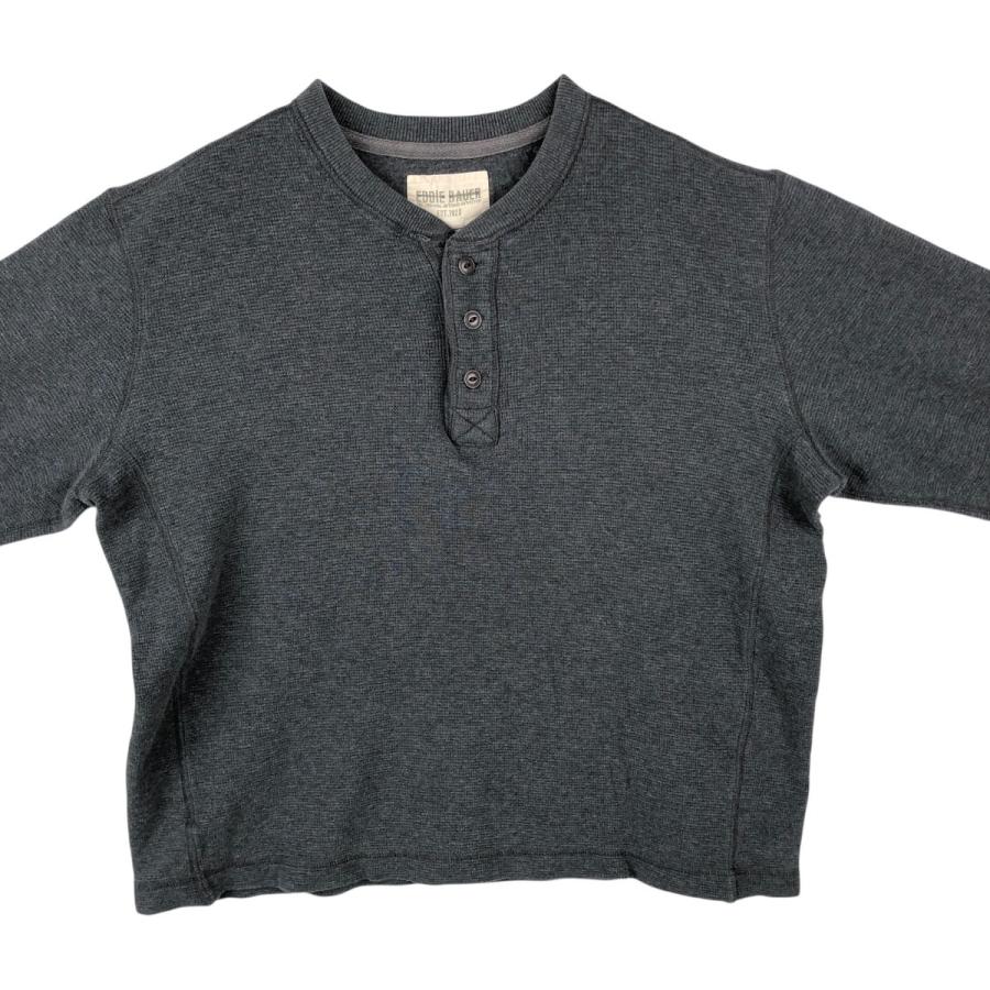 Eddie Bauer（エディーバウアー） 古着 ヘンリーネック サーマルロンT