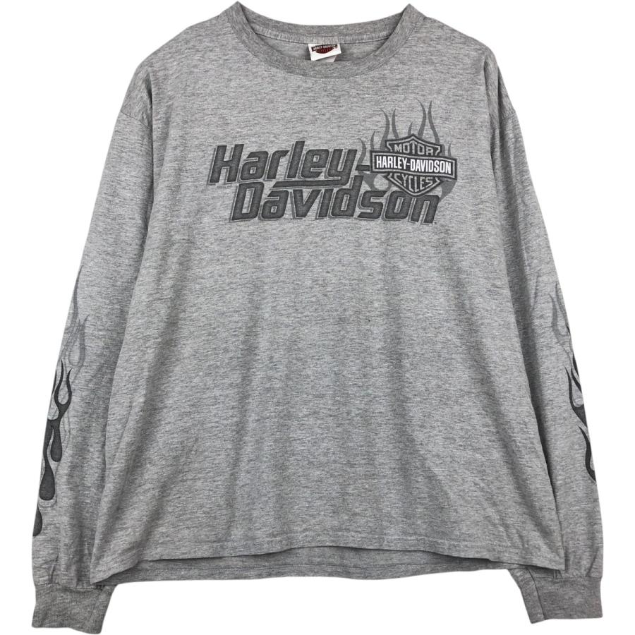 古着 ハーレーダビッドソン Harley-Davidson ファイヤーパターン