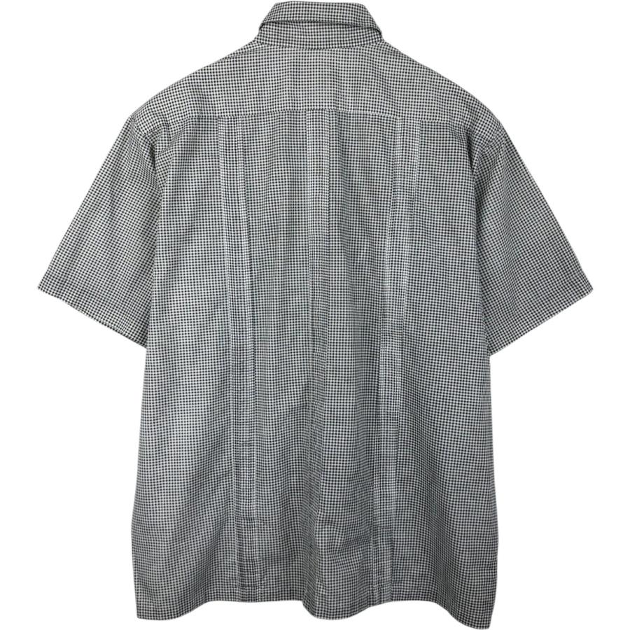 古着 THE GENUINE HABAND GUAYABERA チェック柄 半袖 オープンカラー