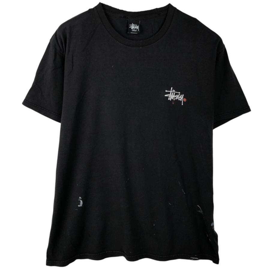 2005〜2007年代Stussy Tシャツ ブラック Lサイズ STUSSY（ステューシー） 古着 半袖 プリントTシャツ メンズL相当