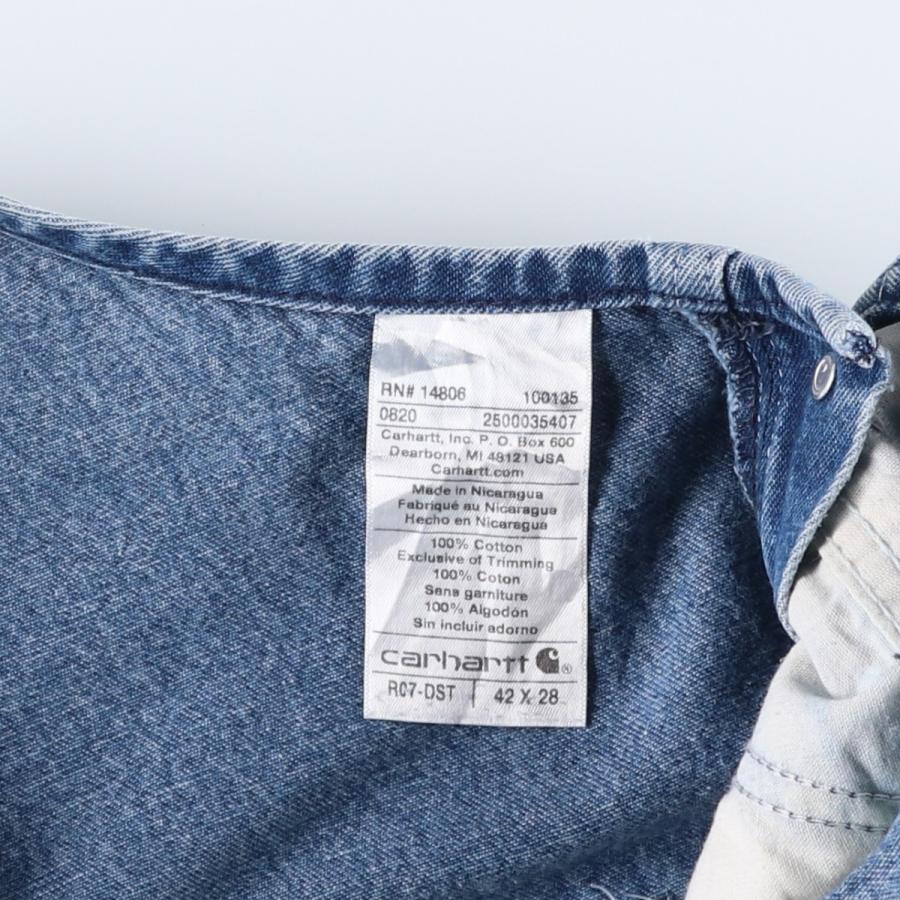 Carhartt（カーハート） 古着 ビッグサイズ デニムオーバーオール