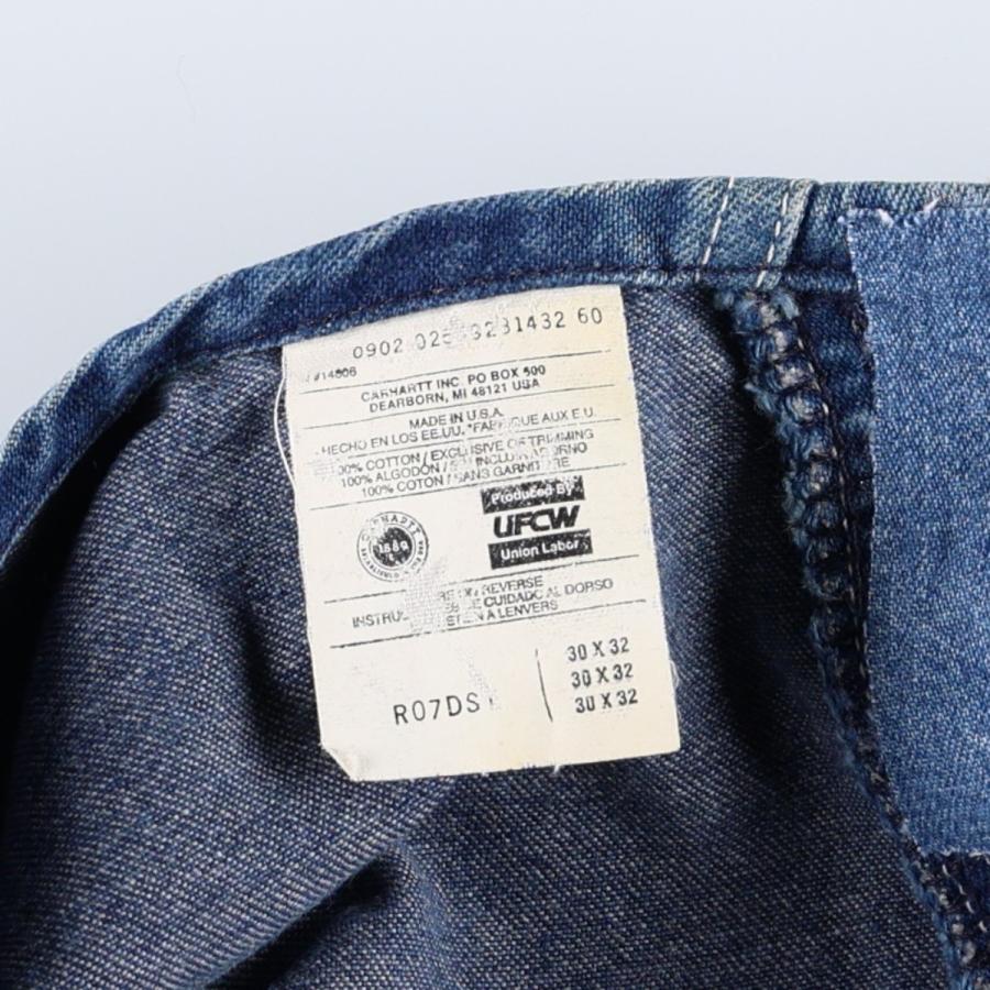 Carhartt（カーハート） 古着 ペイント デニムオーバーオール USA製
