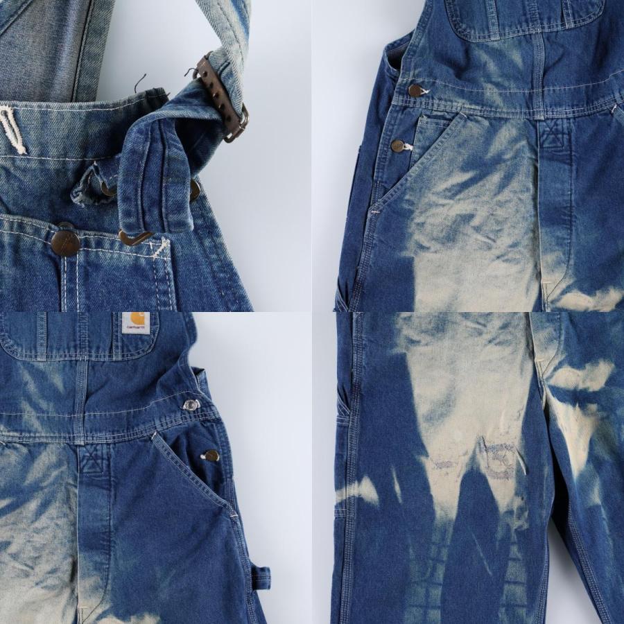 Carhartt（カーハート） 古着 ペイント デニムオーバーオール USA製