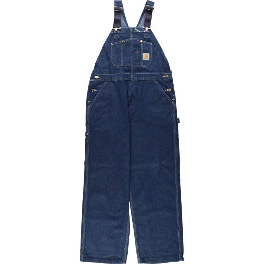 Carhartt（カーハート） 古着 デニムオーバーオール メンズw37相当
