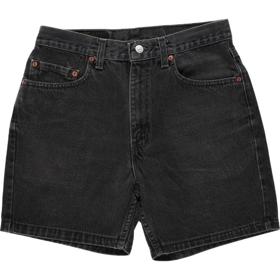 古着 90年代 リーバイス Levi's 505 REGULAR FIT ブラックデニムショーツ ショートパンツ USA製 メンズw32相当 ヴィンテージ/eaa657202 Levi's（リーバイス） 古着 90年代 Levi's 505 REGULAR FIT ブラック