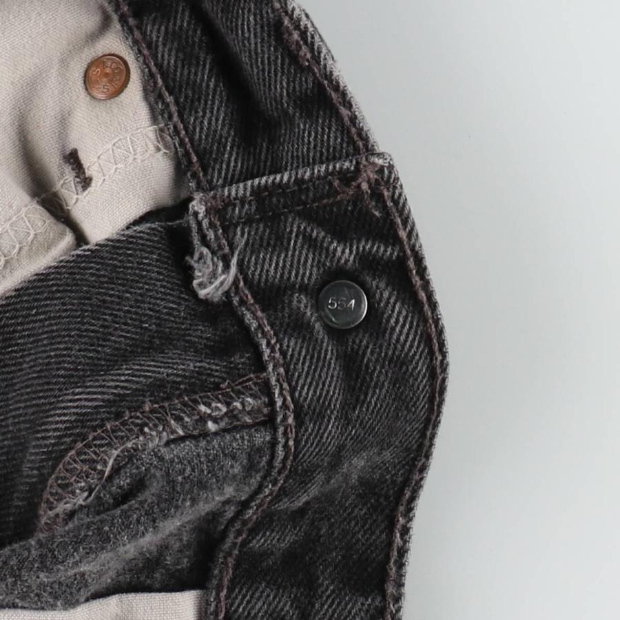古着 90年代 リーバイス Levi's 505 REGULAR FIT ブラックデニムショーツ ショートパンツ USA製 メンズw32相当 ヴィンテージ/eaa657202 Levi's（リーバイス） 古着 90年代 Levi's 505 REGULAR FIT ブラック